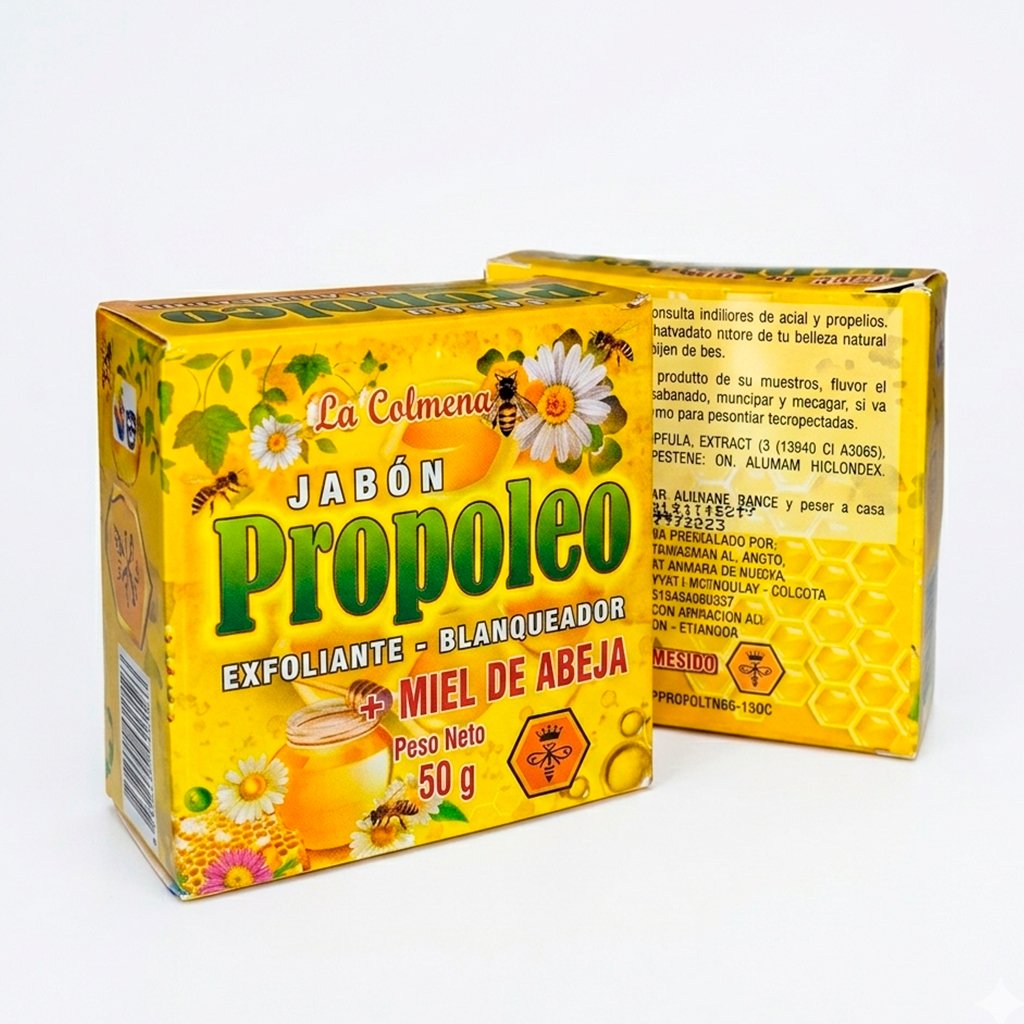 Jabón Propóleo con miel de abeja